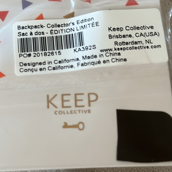 KEEP Collective Red backpack collectors edition NWT - Picture 3 of 3